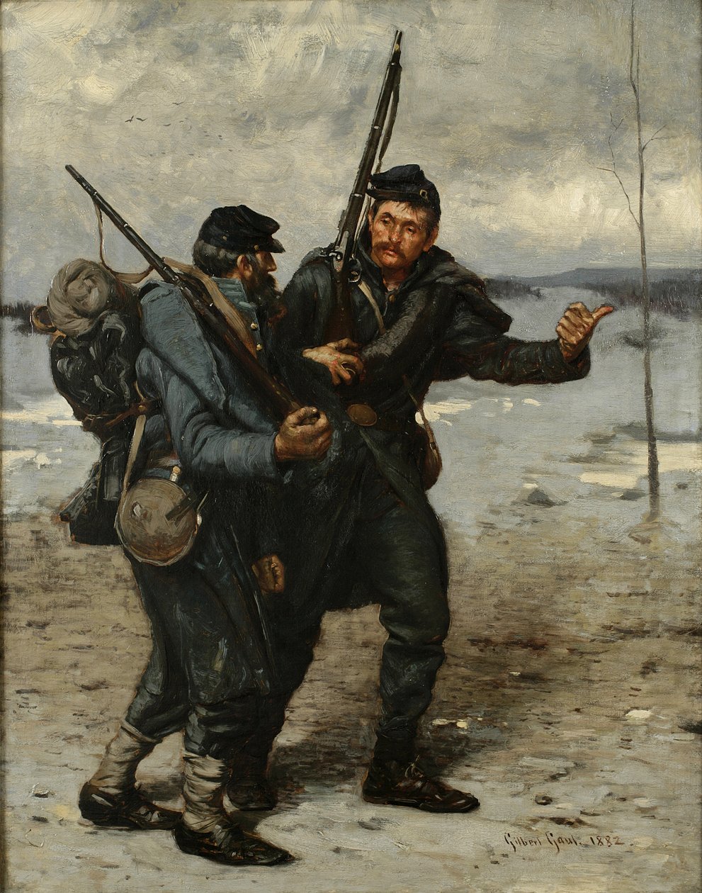 Straggler, 1882 autorstwa Gilbert Gaul