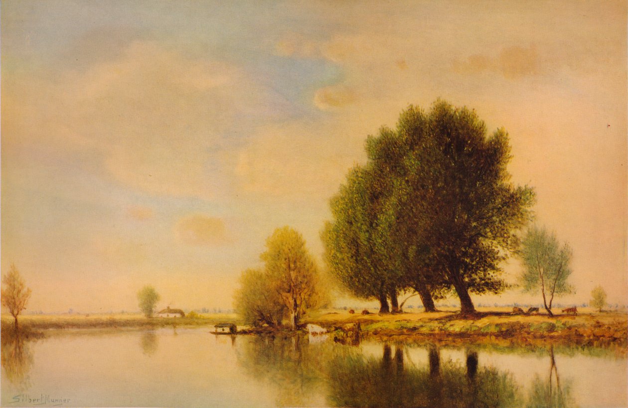 Nad Sekwaną, ok. 1885, 1938 r. autorstwa Gilbert Munger