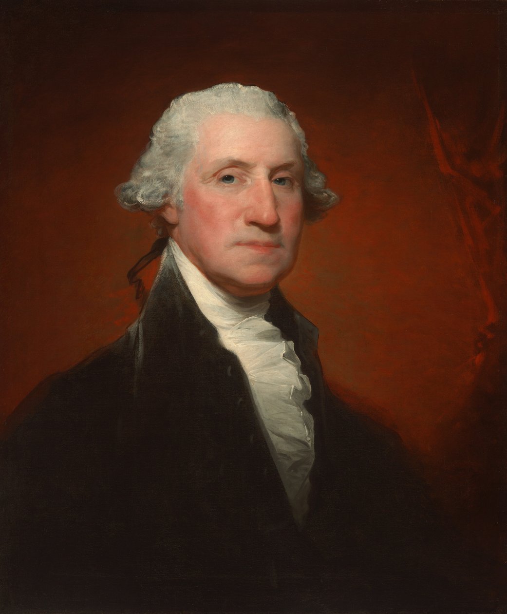 George Washington (portret Vaughana-Sinclaira) autorstwa Gilbert Stuart