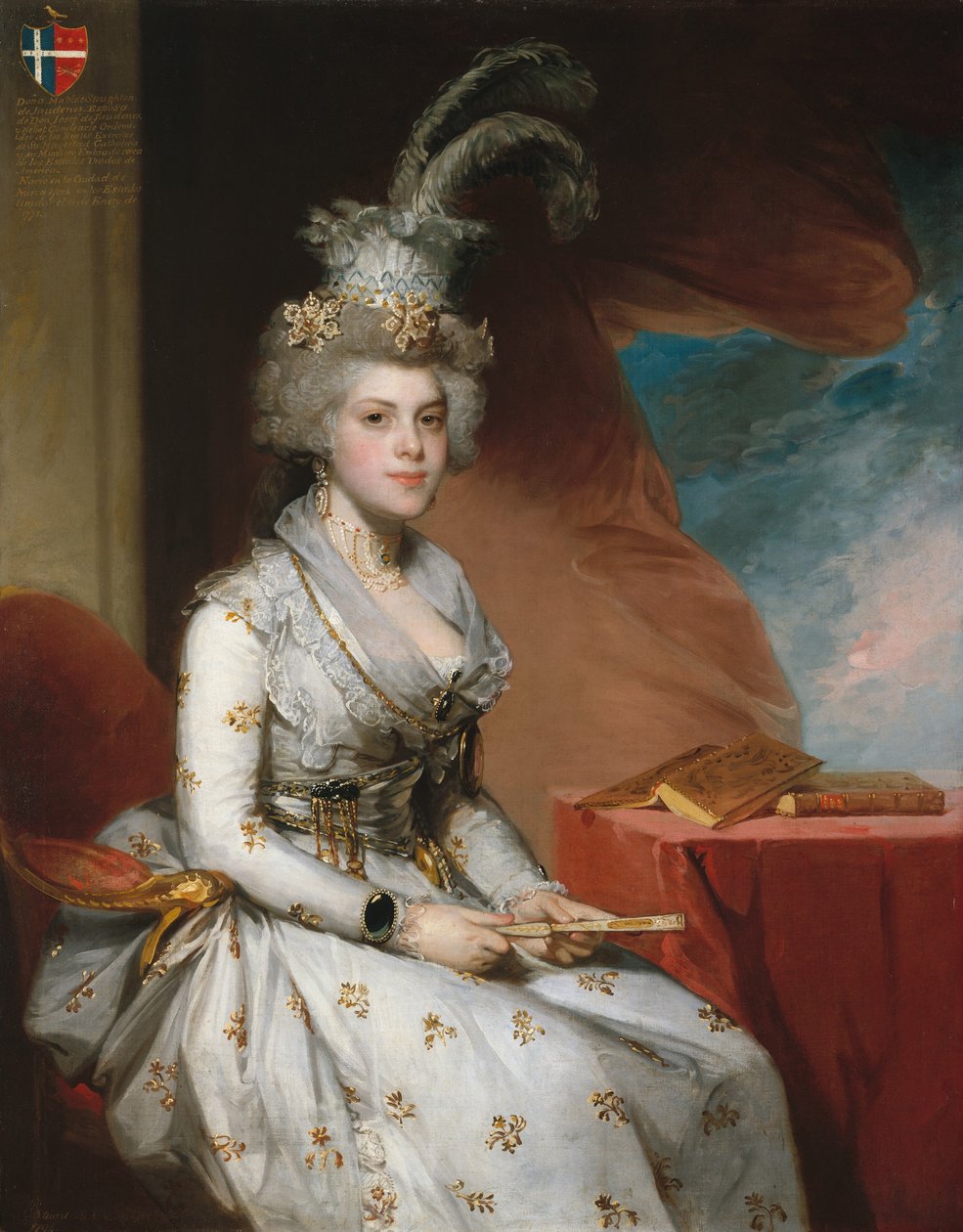 Matilda Stoughton de Jaudenes autorstwa Gilbert Stuart