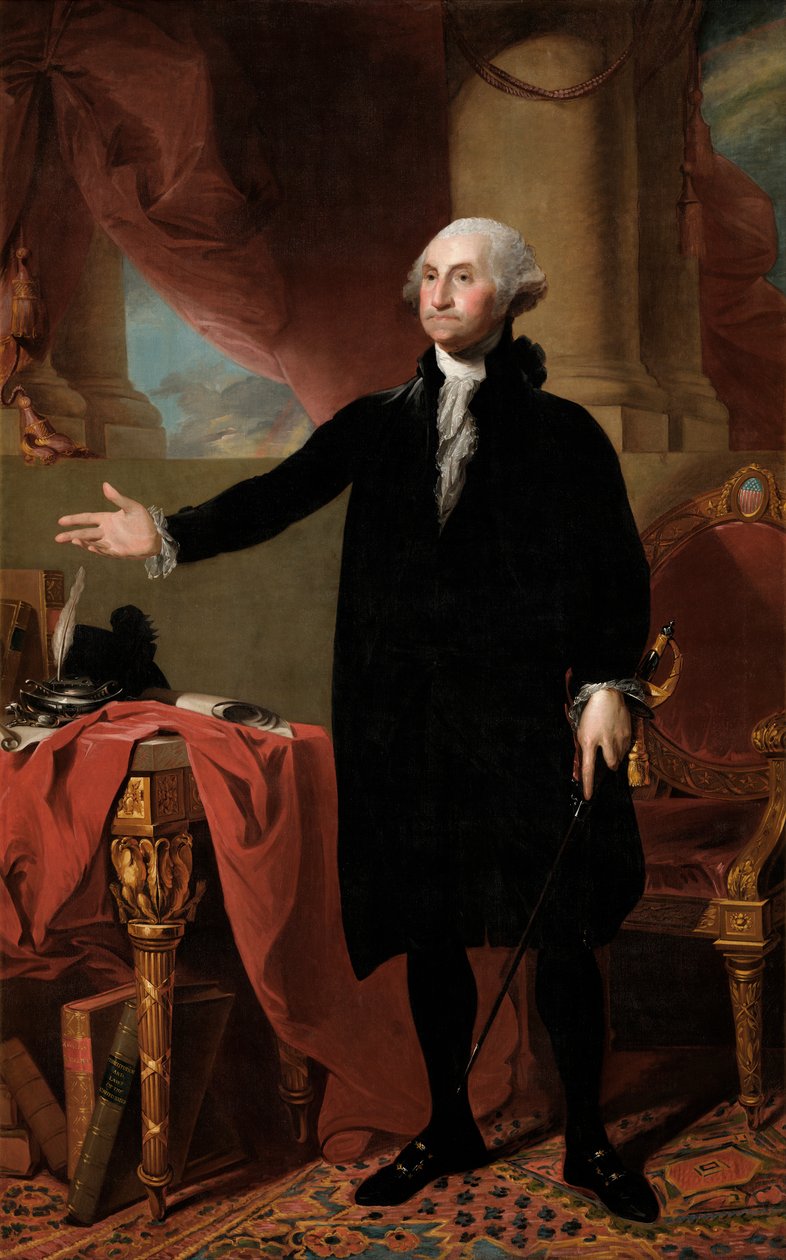 Portret Jerzego Waszyngtona autorstwa Gilbert Stuart