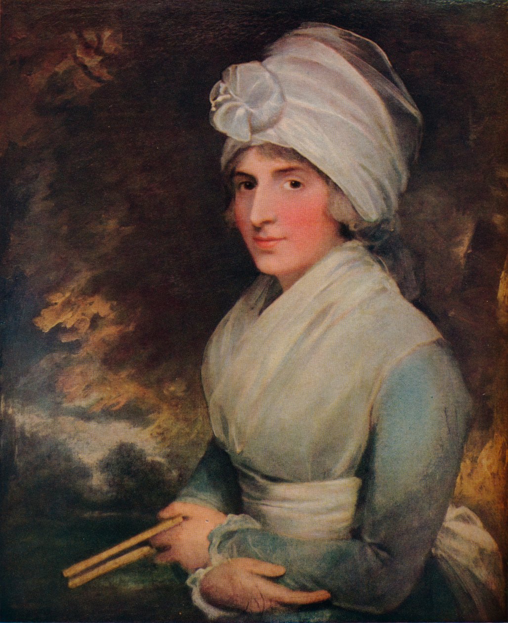 Sarah Siddons, 1787 r. autorstwa Gilbert Stuart