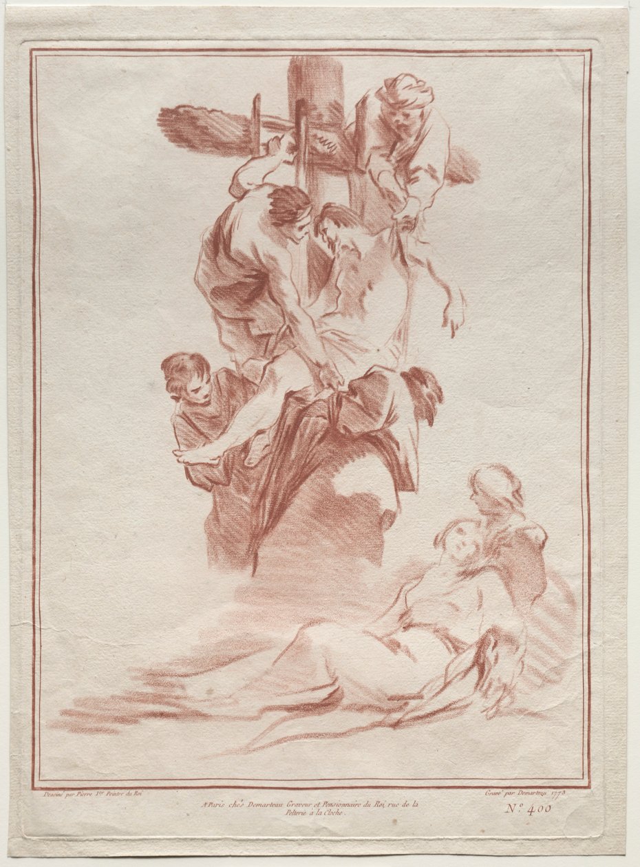 Zdjęcie z krzyża, 1773. autorstwa Gilles Demarteau
