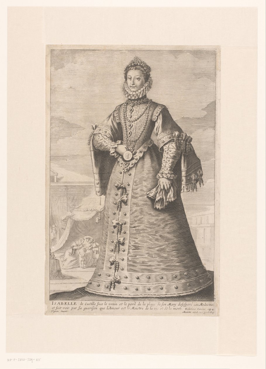 Portret Izabeli Kastylii autorstwa Gilles Rousselet