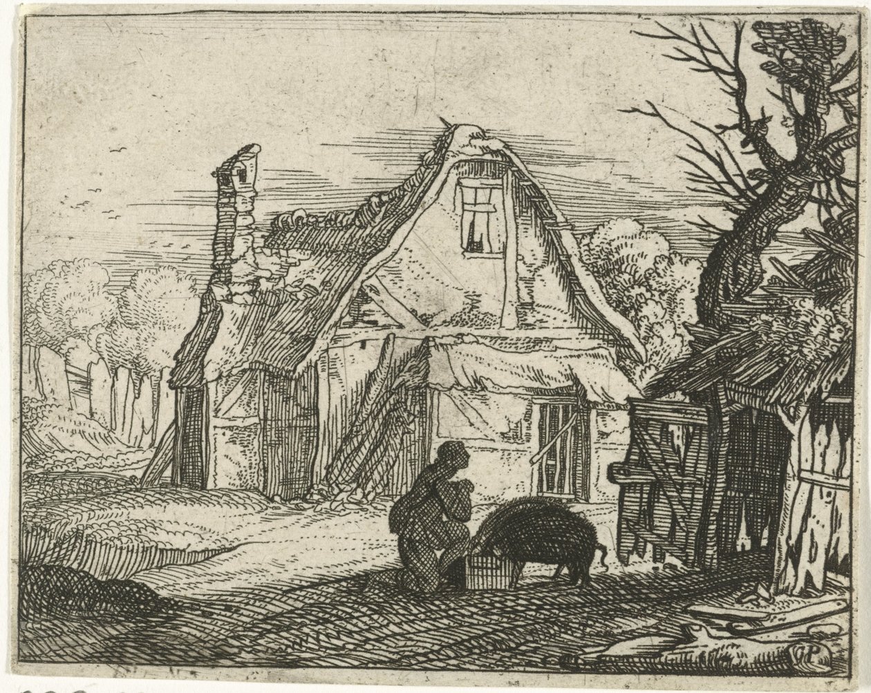 Syn marnotrawny jako świniopas autorstwa Gillis Peeters (I)