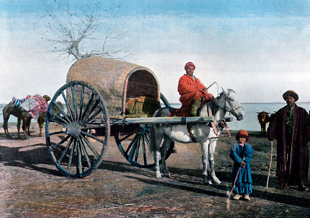 Wagon Buchara, Uzbekistan, ok. 1890 r. autorstwa Gillot