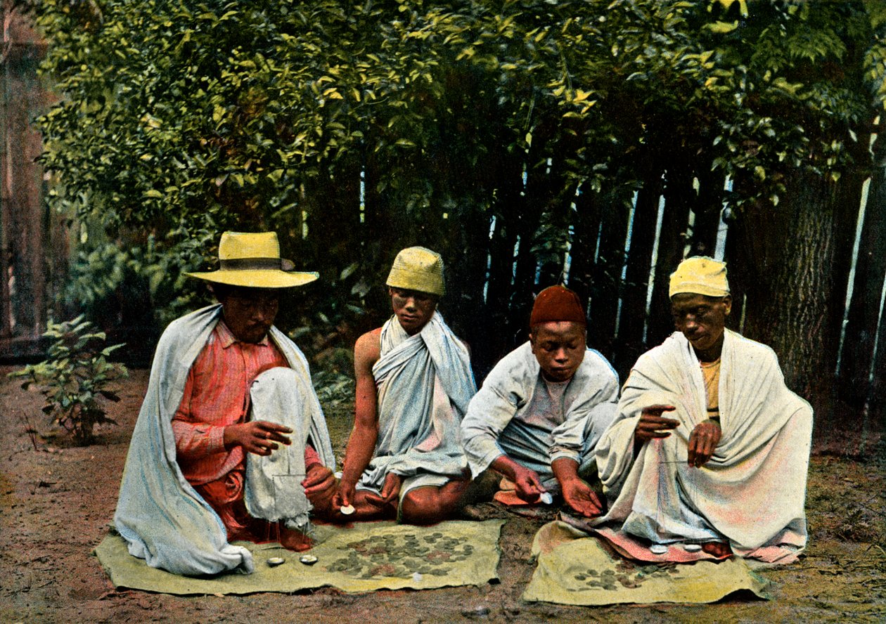 Kantorzy Hova, Madagaskar, koniec XIX wieku. autorstwa Gillot