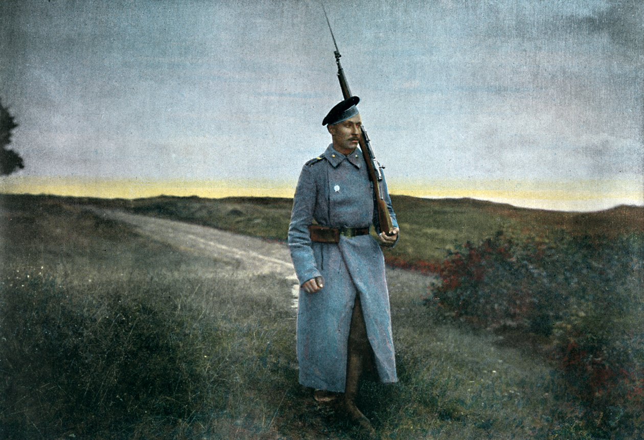 Rosyjski wartownik, c1890 autorstwa Gillot