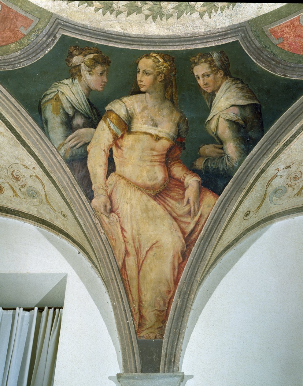 Muzy, Komnata Apolla i Muzy autorstwa Giorgio Vasari