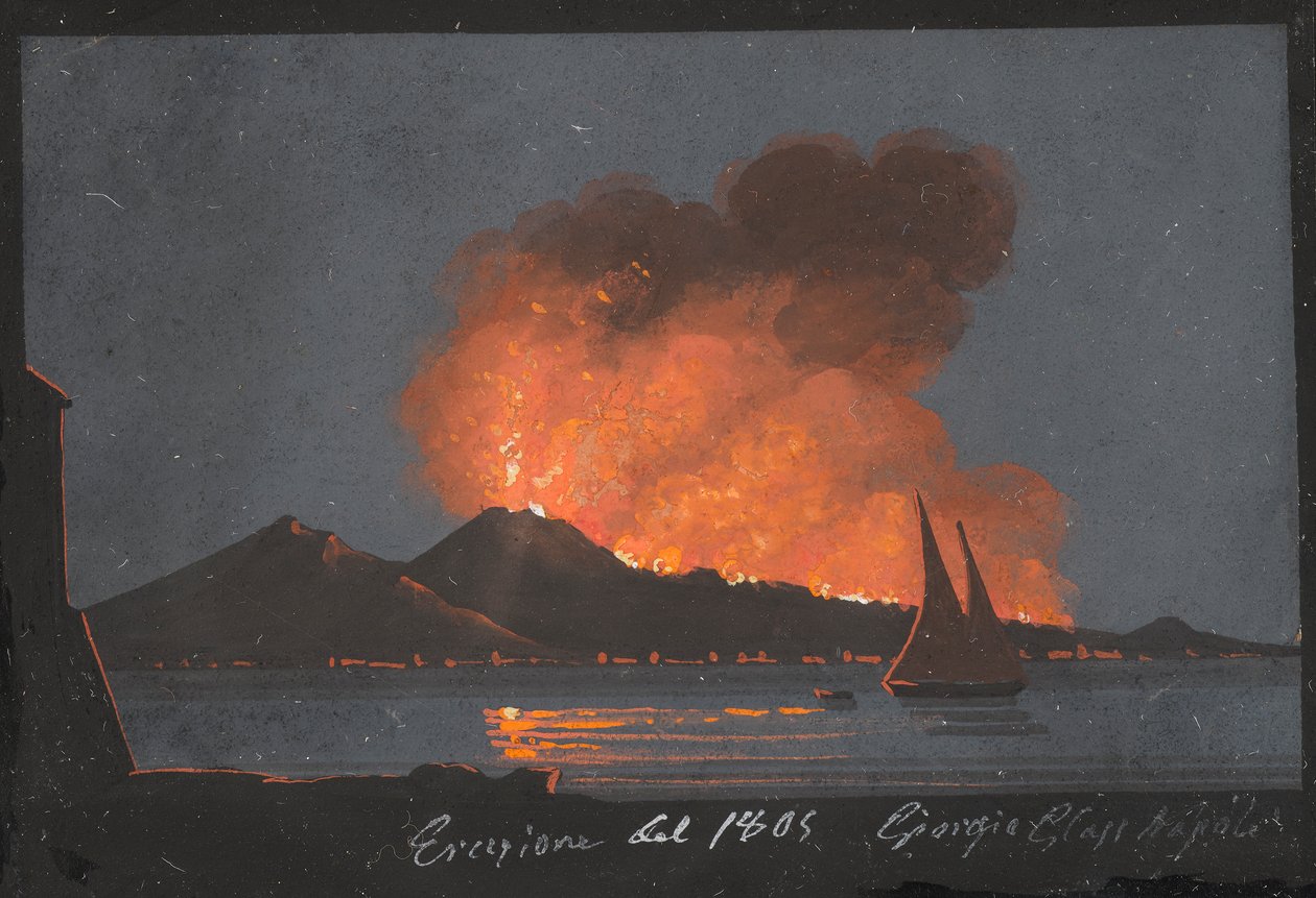 Neapol, Vesuv-Erupcja autorstwa Giorgio Glass