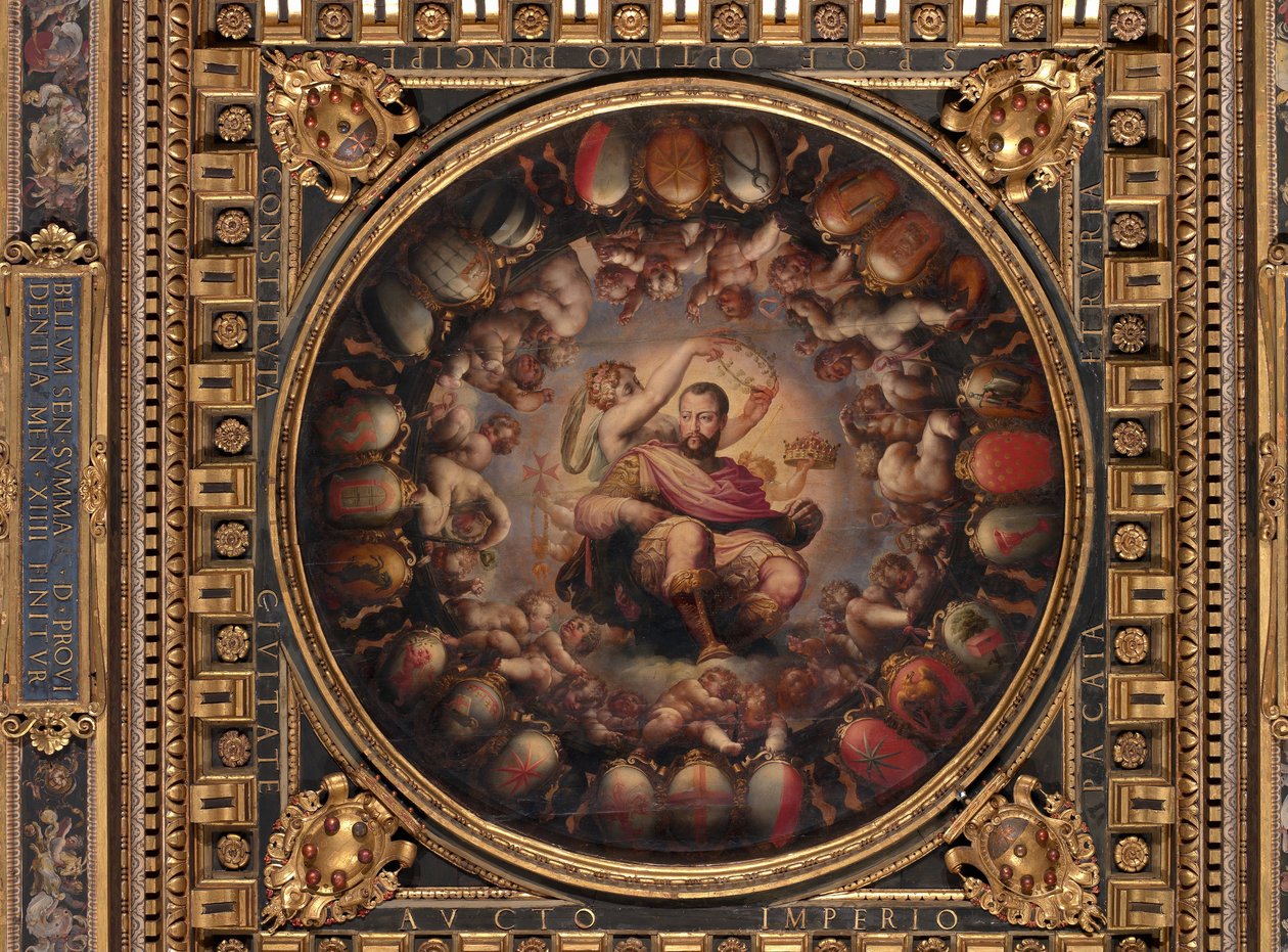 Apoteoza Kosmy I autorstwa Giorgio Vasari