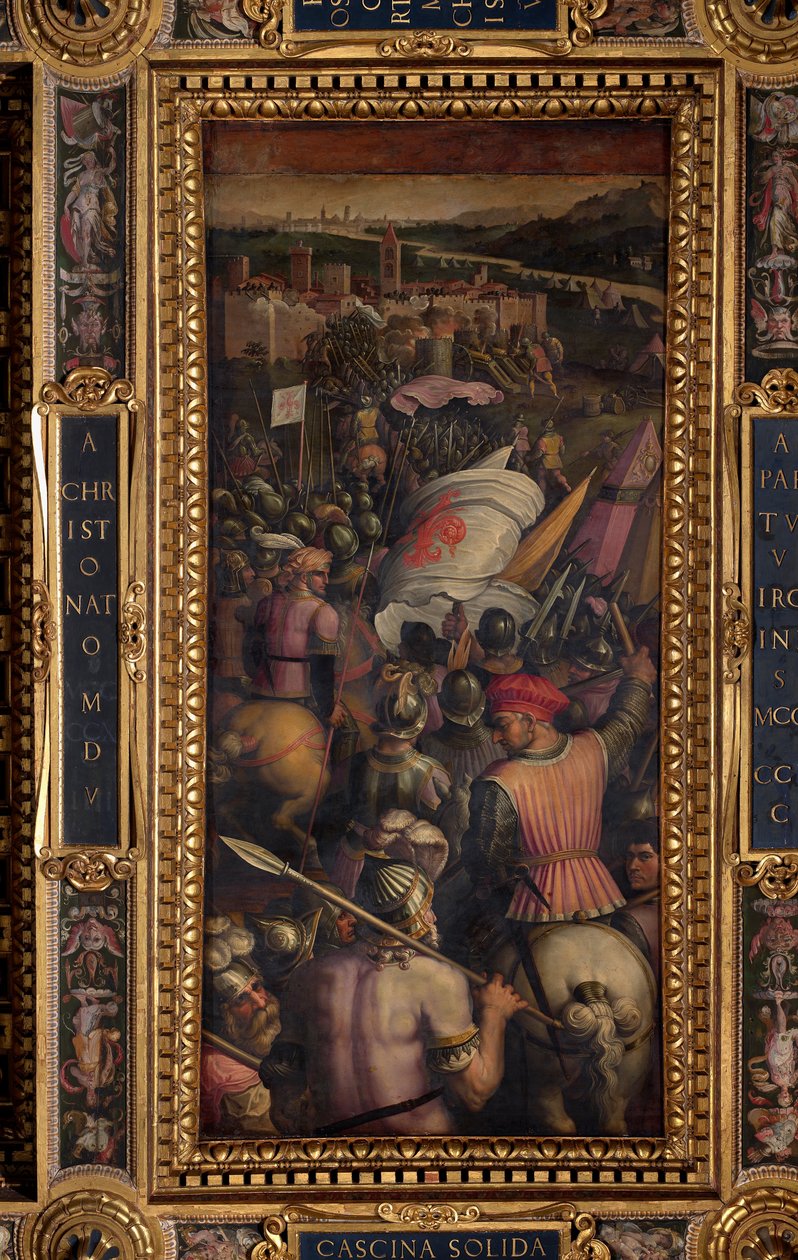 Zdobycie Cascina autorstwa Giorgio Vasari