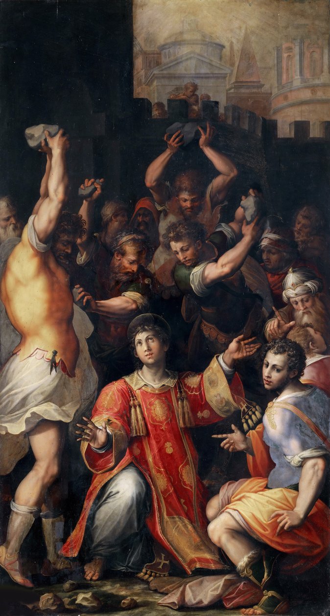 Męczeństwo św. Szczepana, 1571. autorstwa Giorgio Vasari