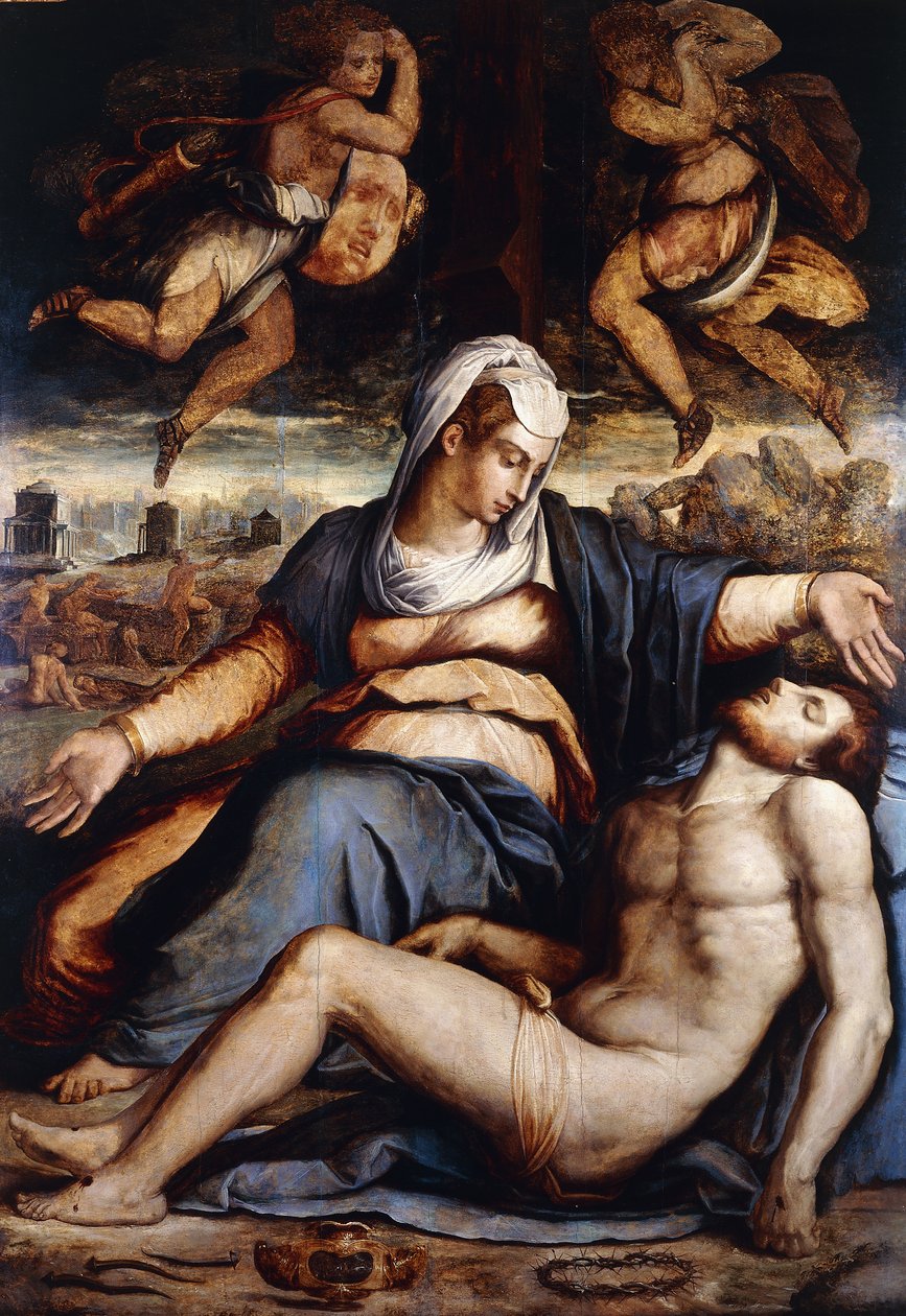 Pieta, ok.1542 autorstwa Giorgio Vasari