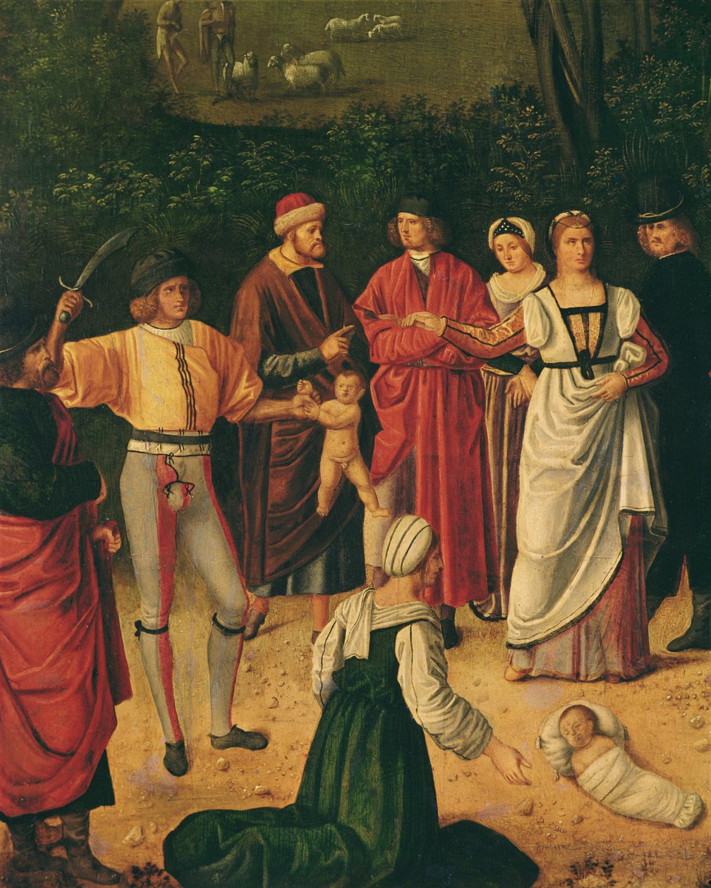 Wyrok Salomona, 1505 autorstwa Giorgione da Castelfranco