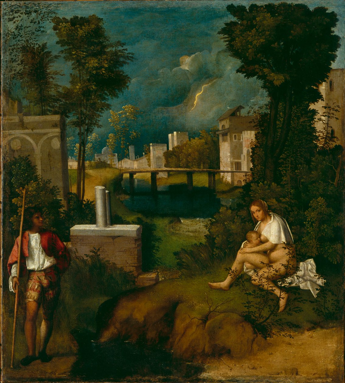 Burza, ok.1508 autorstwa Giorgione da Castelfranco