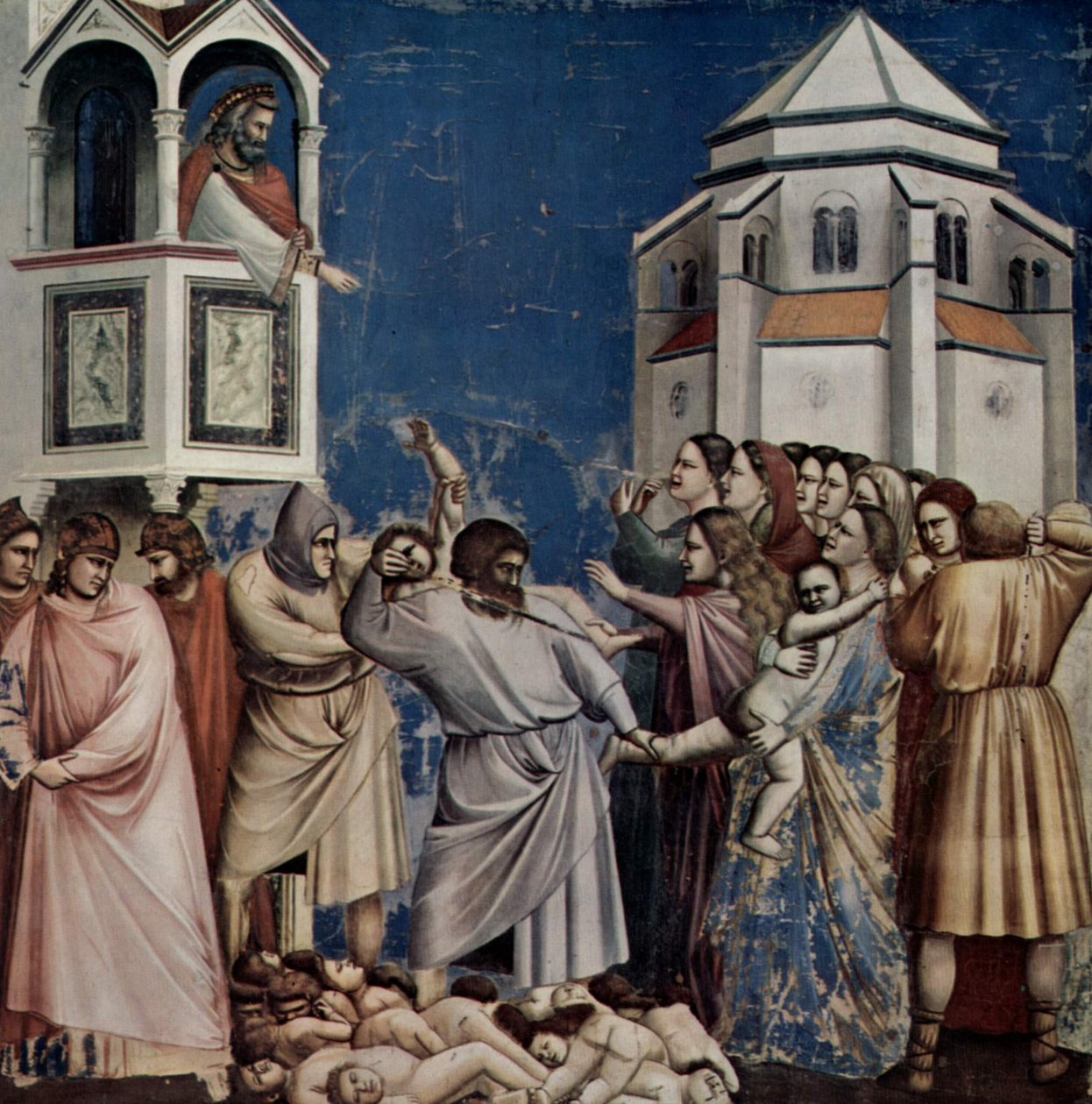Masakra niewiniątek autorstwa Giotto di Bondone
