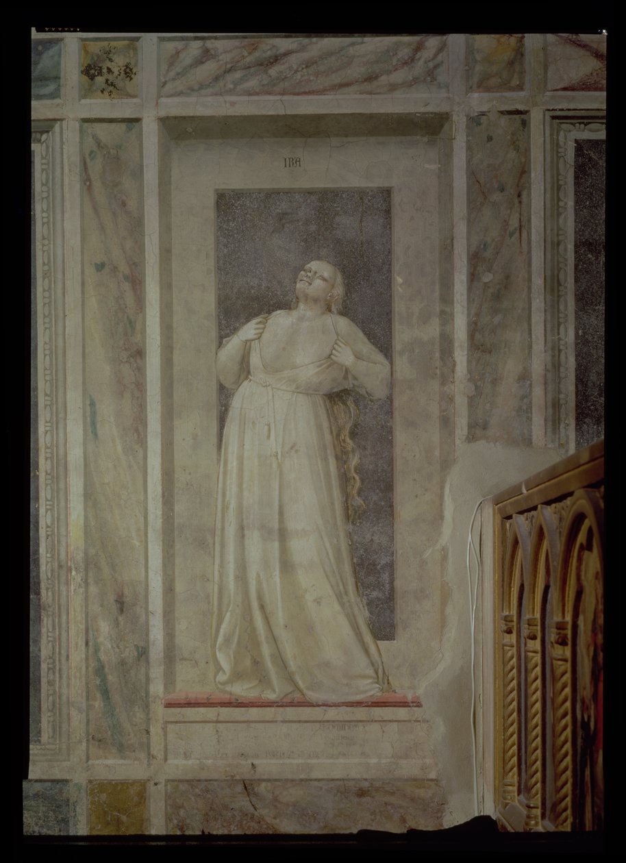 Gniew, ok.1305 autorstwa Giotto di Bondone