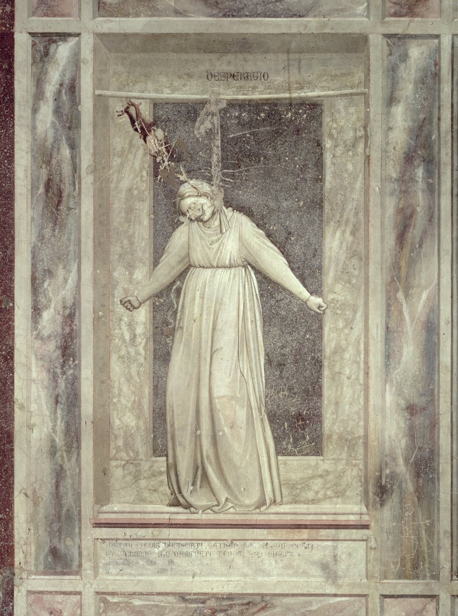 Desperacja, ok.1305 autorstwa Giotto di Bondone