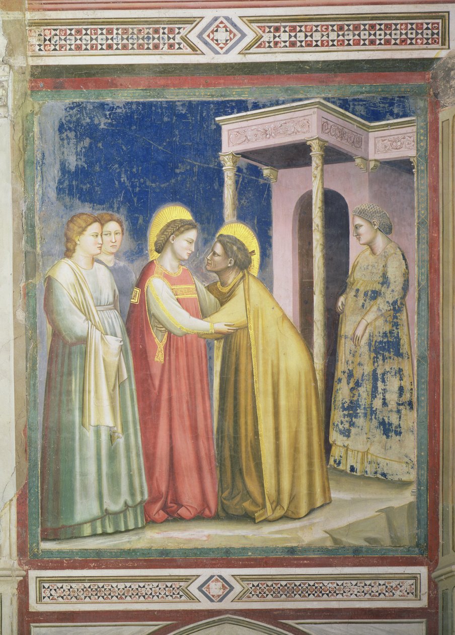 Nawiedzenie, ok.1305 autorstwa Giotto di Bondone