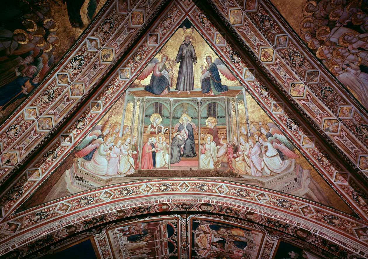Alegoria posłuszeństwa (Fresco autorstwa Giotto (c.1266 1337)