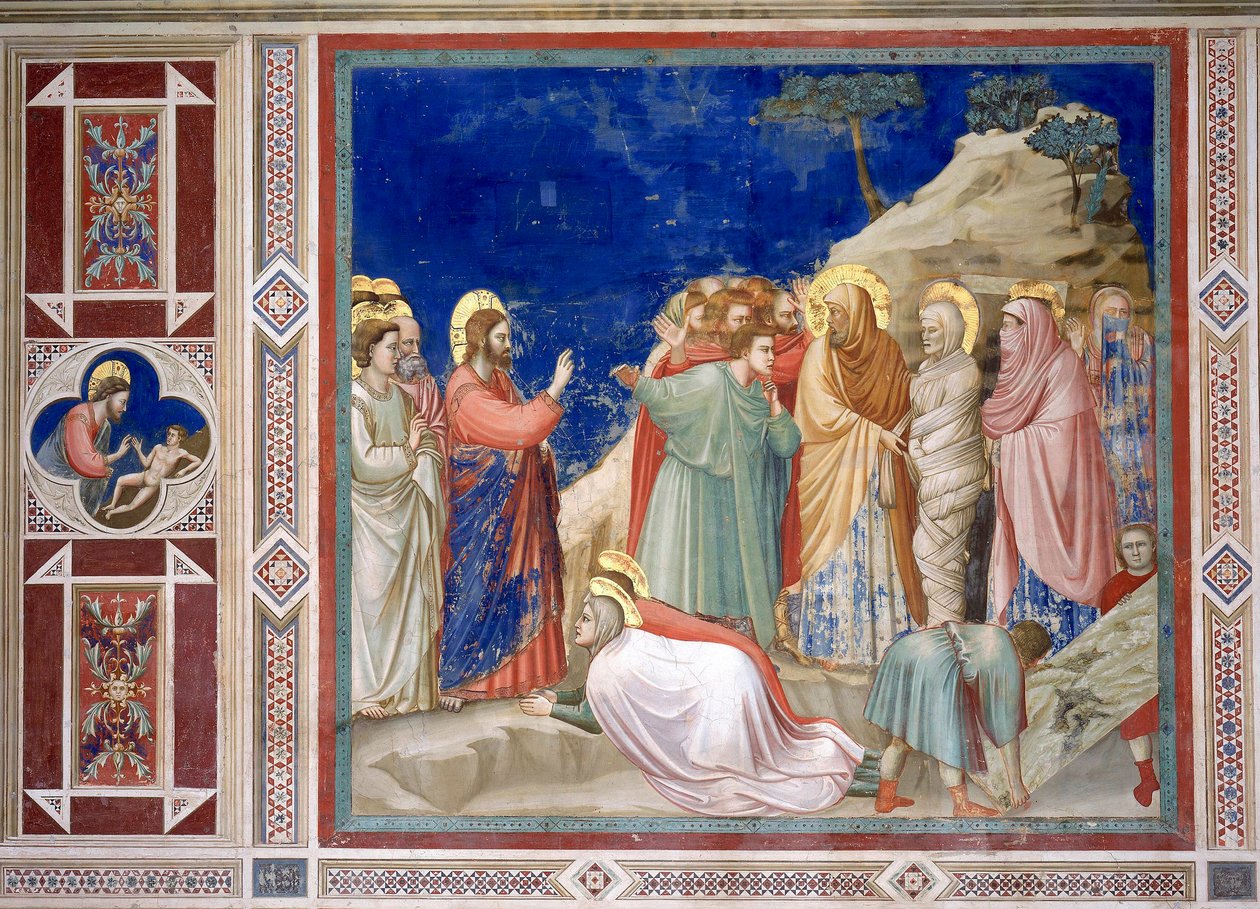 Zmartwychwstanie Łazarza autorstwa Giotto (c.1266 1337)