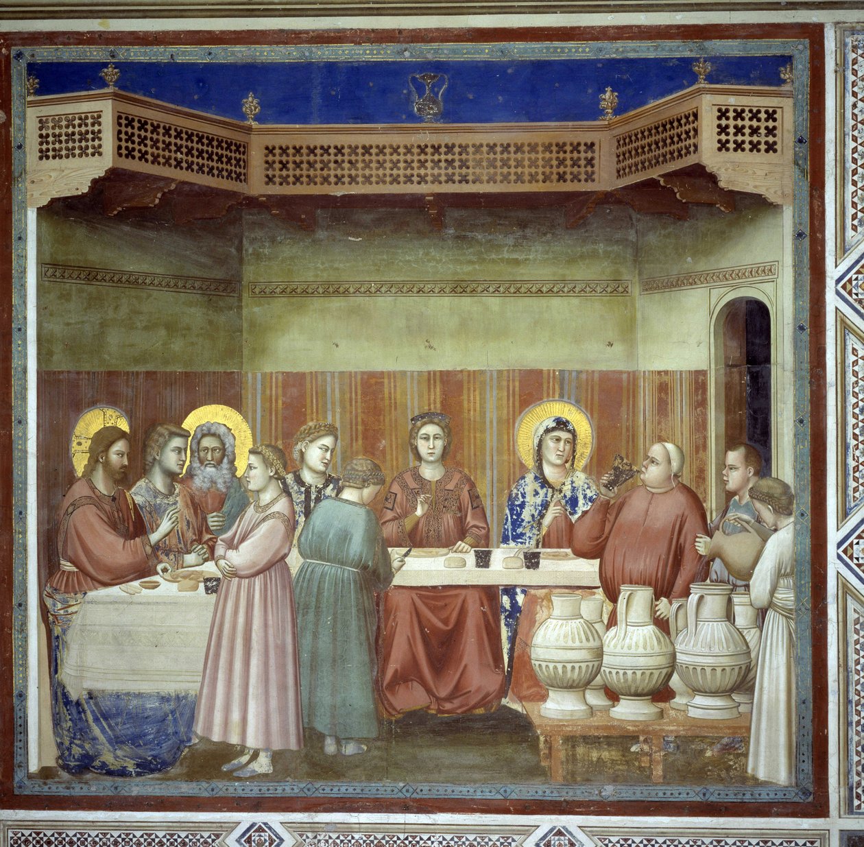 Ślub Kana autorstwa Giotto (c.1266 1337)