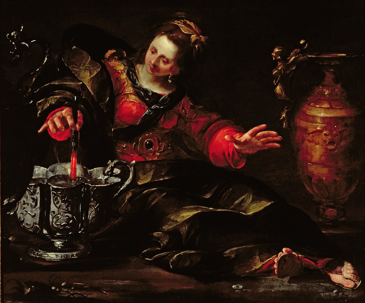 Circe Mulling Wine, ok. 1630 autorstwa Giovacchino Assereto