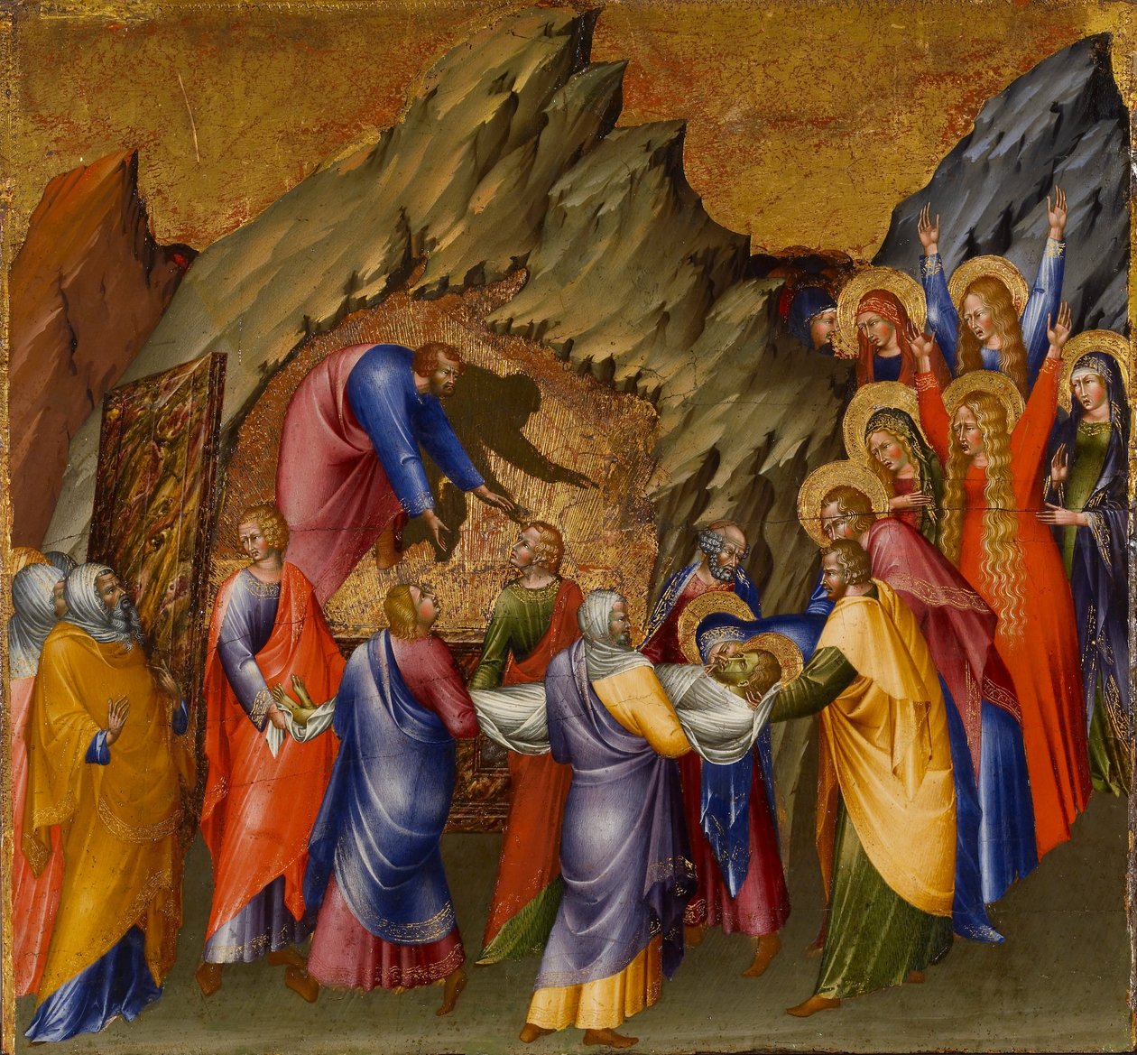 Pogrzeb autorstwa Giovanni di Paolo