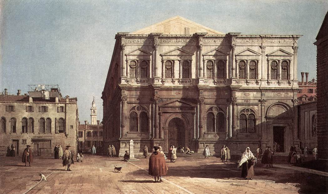 Campo San Rocco autorstwa Giovanni Antonio Canal