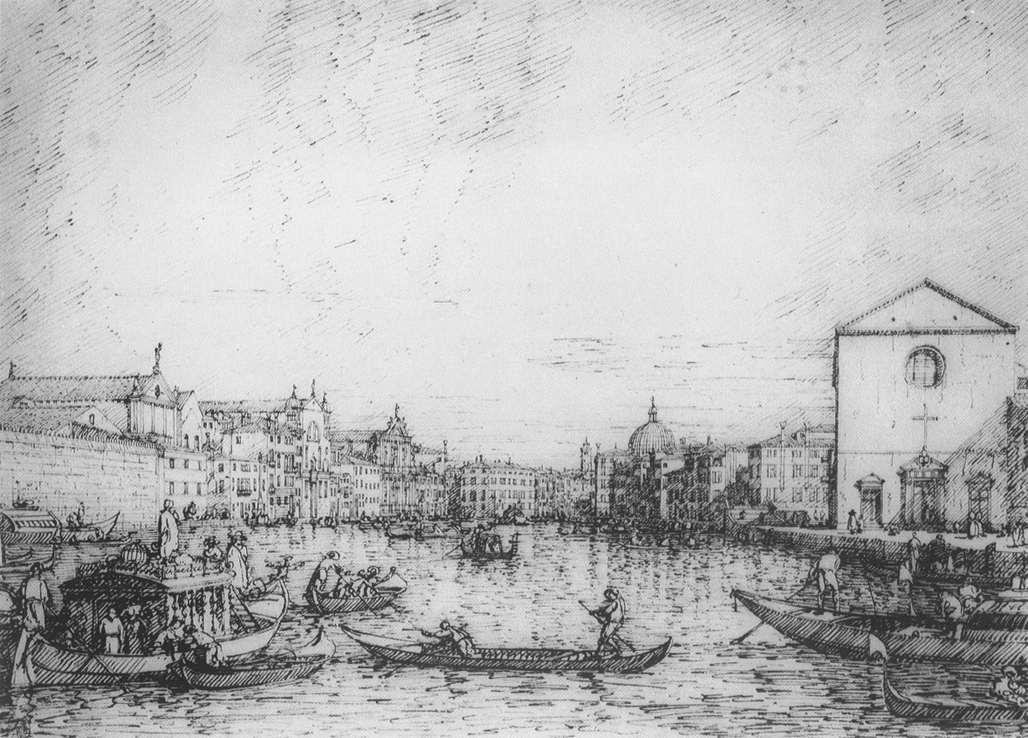 Kanał Grande autorstwa Giovanni Antonio Canal
