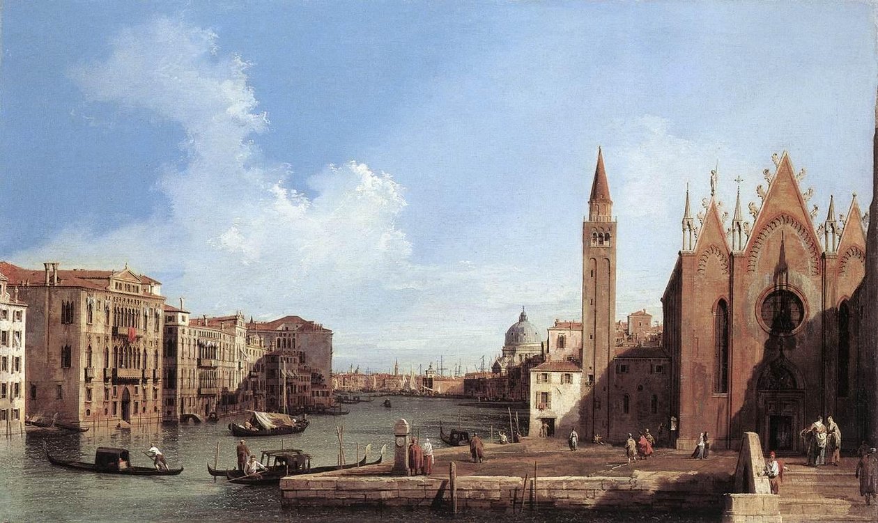 Kanał Grande autorstwa Giovanni Antonio Canal