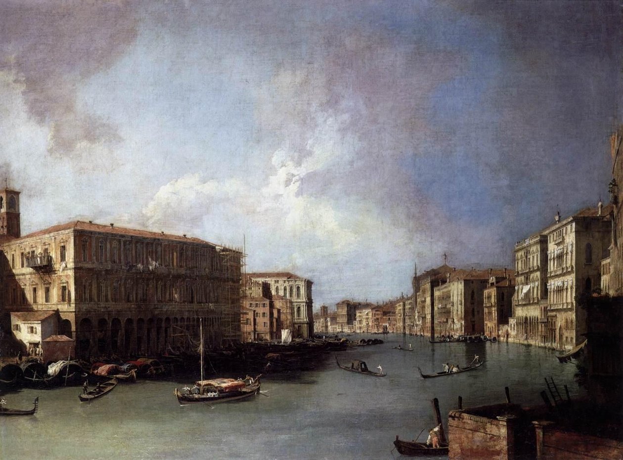 Kanał Grande autorstwa Giovanni Antonio Canal