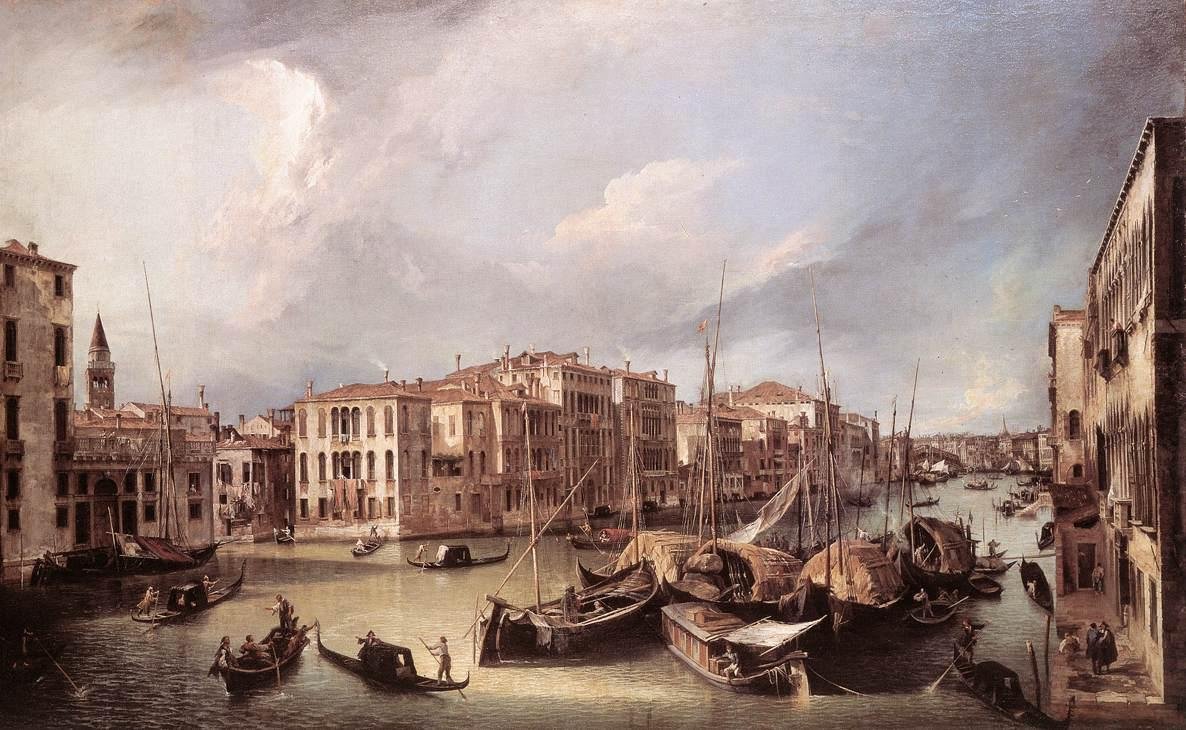 Kanał Grande autorstwa Giovanni Antonio Canal