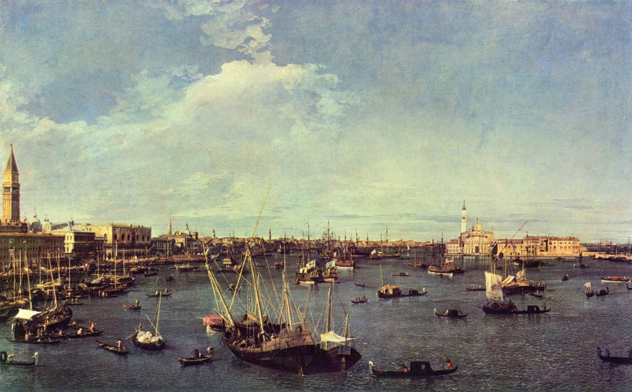 Port San Marco autorstwa Giovanni Antonio Canal