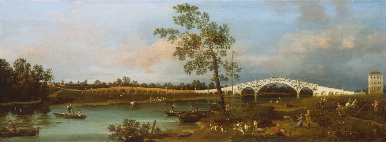 Stary most Walton autorstwa Giovanni Antonio Canal