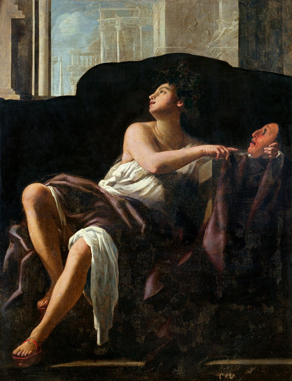 Thalia, muza komedii autorstwa Giovanni Baglione