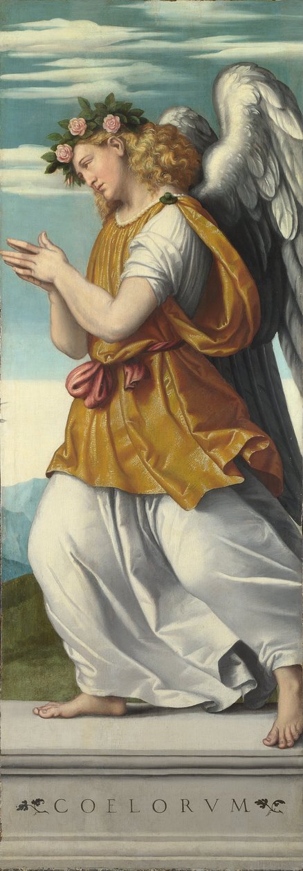 Anioł (panel) autorstwa Giovanni Battista Moroni