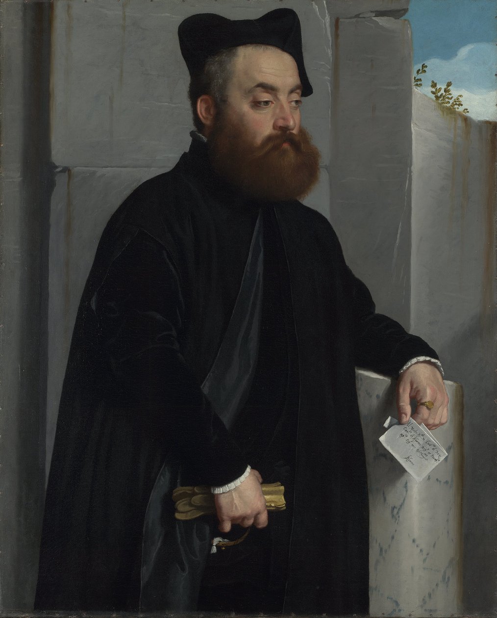 Kanon Ludovico di Terzi autorstwa Giovanni Battista Moroni