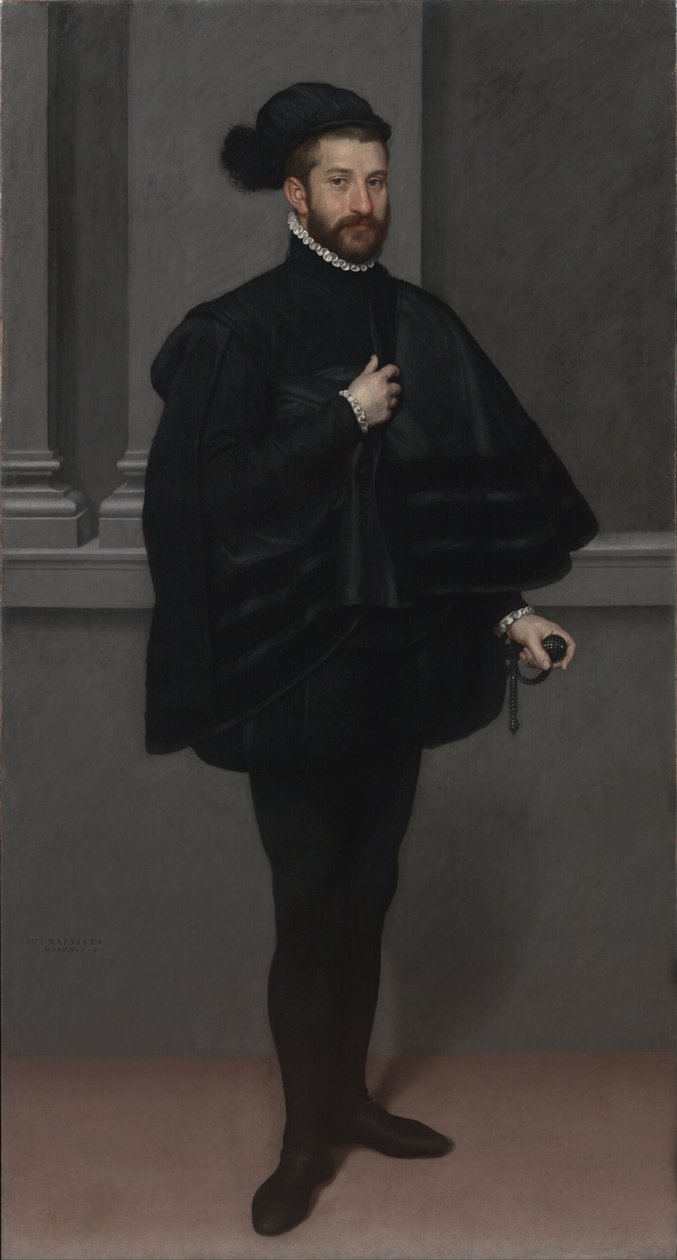 Rycerz w czerni autorstwa Giovanni Battista Moroni