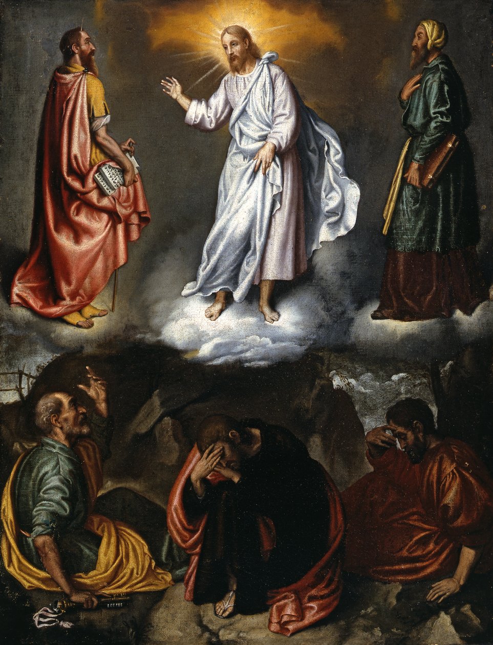 Przemienienie autorstwa Giovanni Battista Moroni