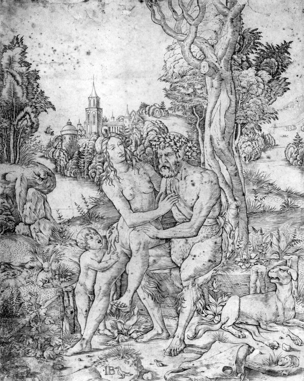 Rodzina faunów, ok. 1510 r. autorstwa Giovanni Battista Palumba