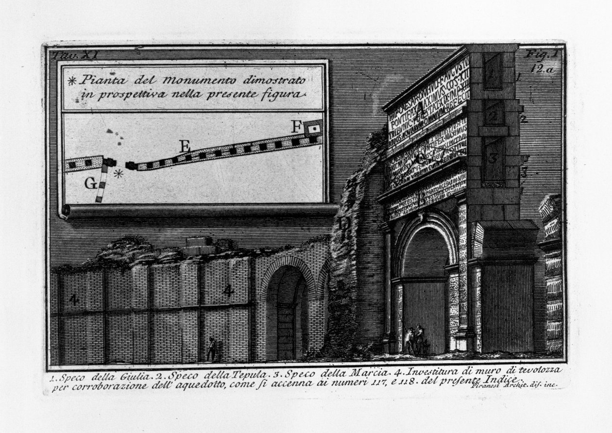 Aqua Julia autorstwa Giovanni Battista Piranesi