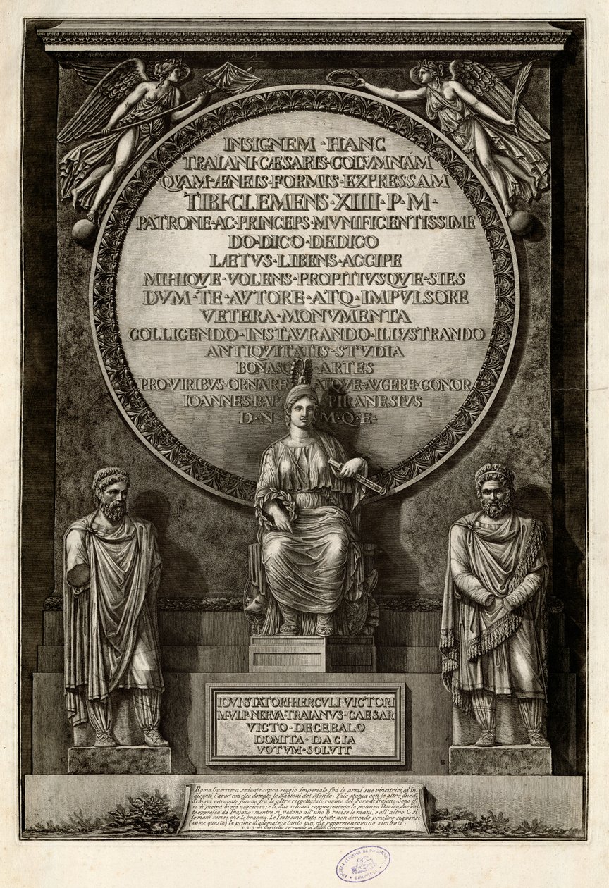 Fronton autorstwa Giovanni Battista Piranesi