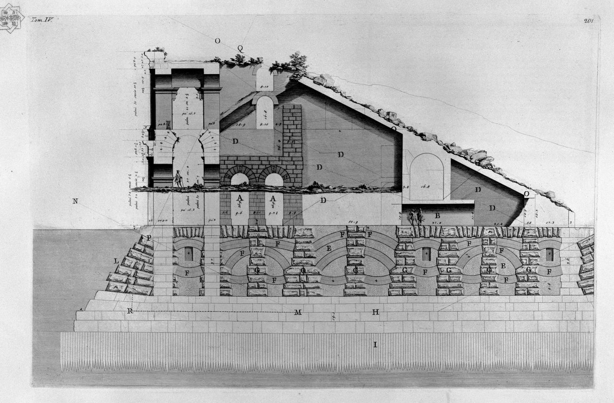 Teatr Marcellusa autorstwa Giovanni Battista Piranesi