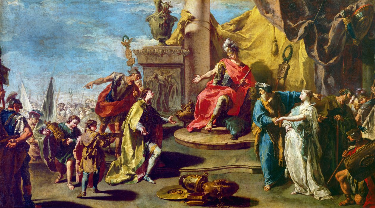 Ciągłość Scypiona (237-183 p.n.e.) autorstwa Giovanni Battista Pittoni