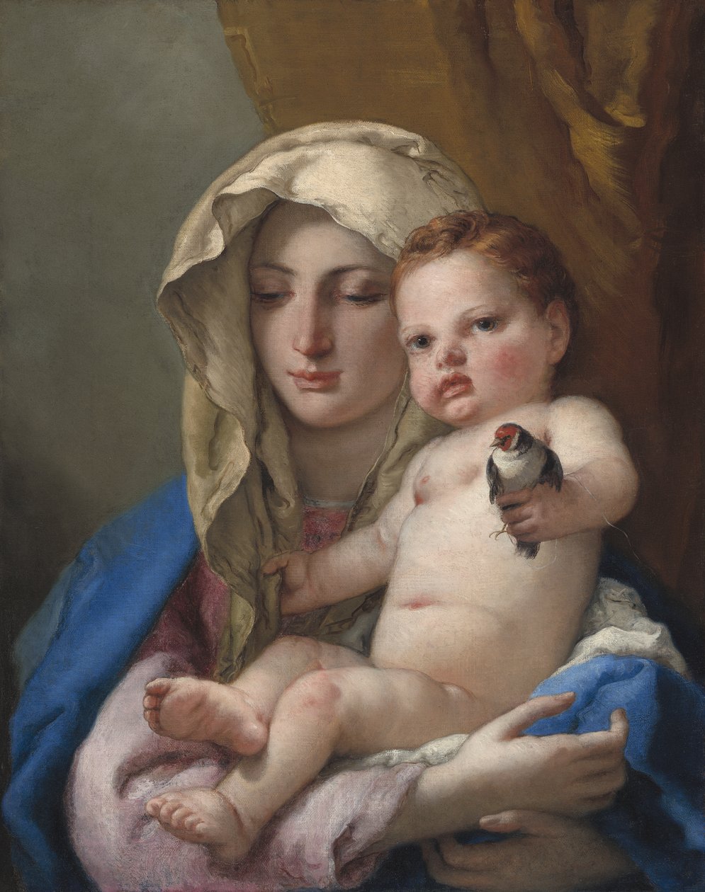 Madonna Szczygieł, ok. 1767-70 autorstwa Giovanni Battista Tiepolo