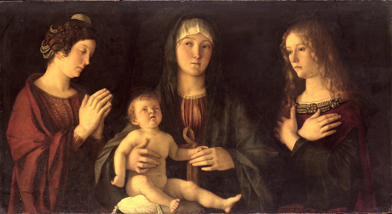 Madonna z Dzieciątkiem ze św. Marią Magdaleną i św. Katarzyną autorstwa Giovanni Bellini
