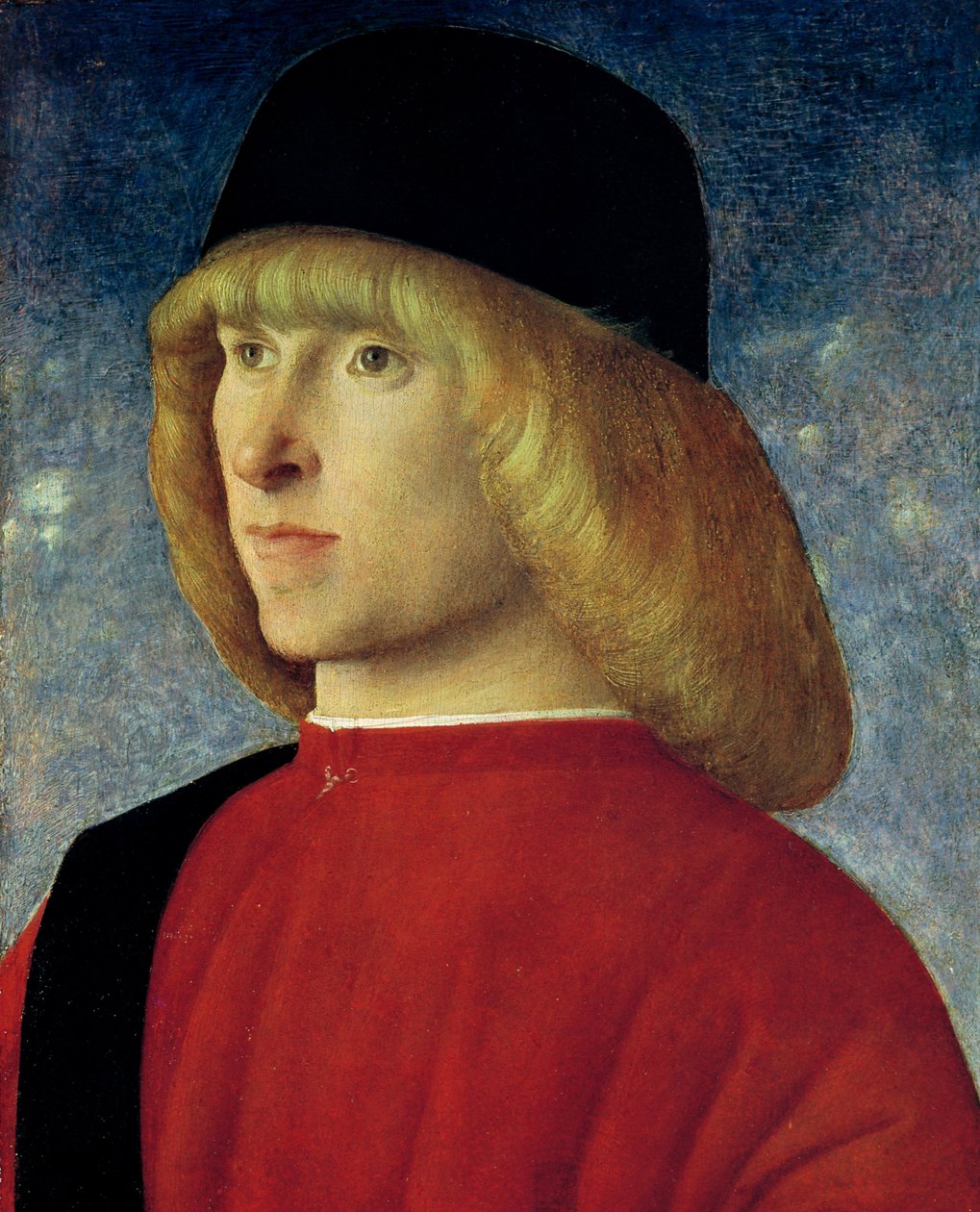 Portret młodego senatora, 1485-90 autorstwa Giovanni Bellini