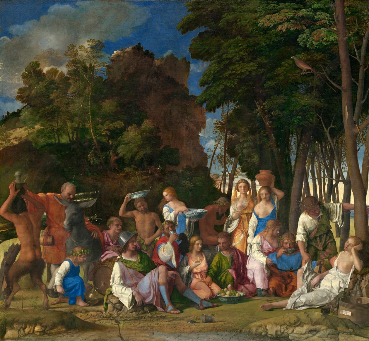 Święto Bogów autorstwa Giovanni Bellini